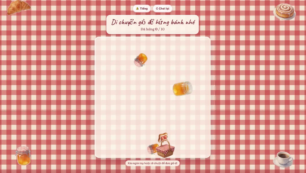Bắt Bánh · Băng Cassette 🧺 — mẫu quà tặng 3D online
