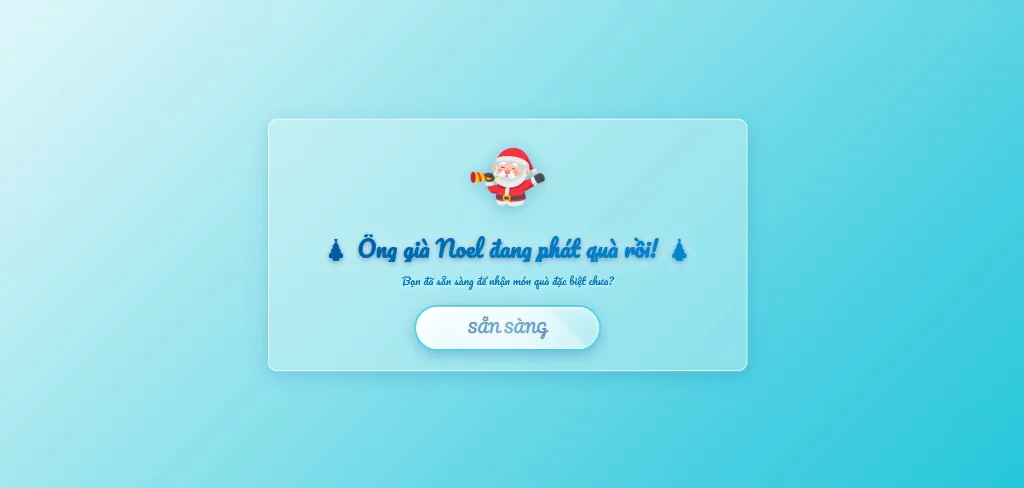 Nhận Quà Giáng Sinh (Christmas Gift) 🎄 — mẫu quà tặng 3D online