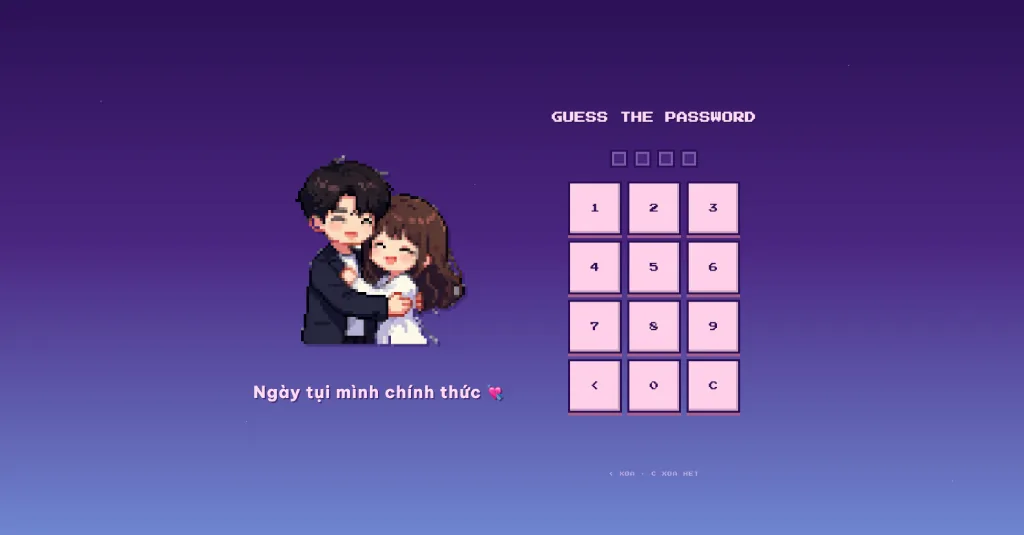 Quà Pixel 16-bit 🕹️ — mẫu quà tặng 3D online