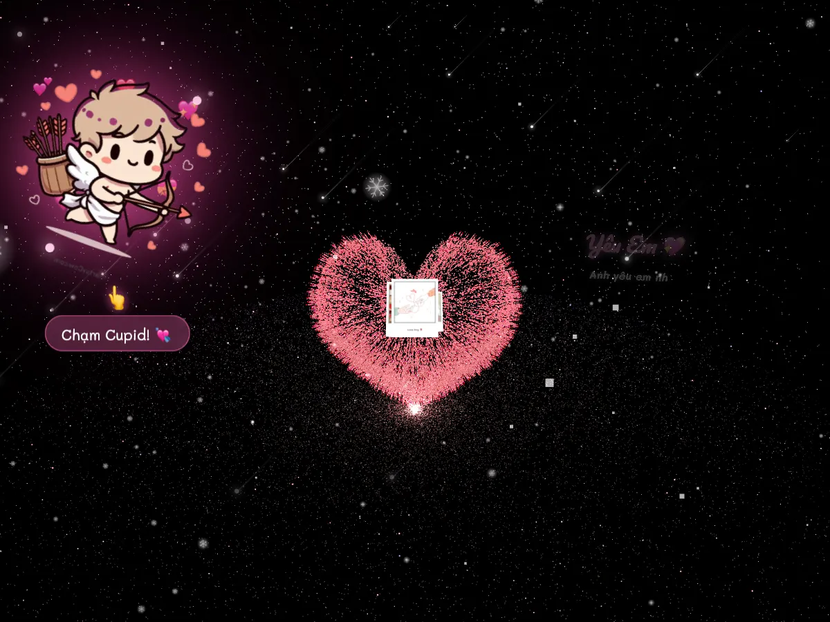 Trái Tim Nhịp Đập Cupid 💘 — mẫu quà tặng 3D online